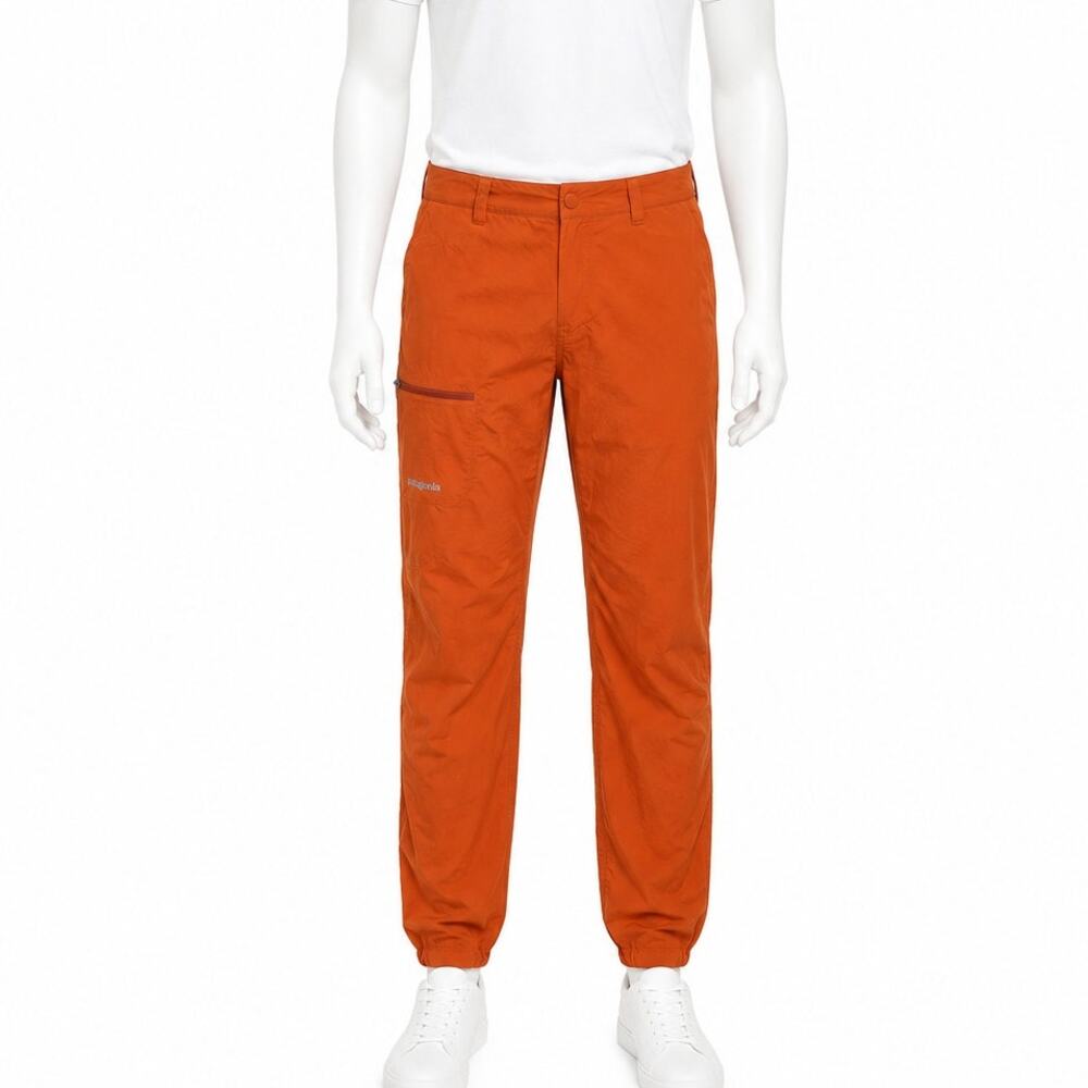 Patagonia RPS Rock Pants Mens 33 Orange Nylon Stretch Climbing Hiking Pants
